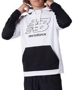  NEW BALANCE TENACITY PERFORMANCE FLEECE BLOCKED PULLOVER HOODIE 