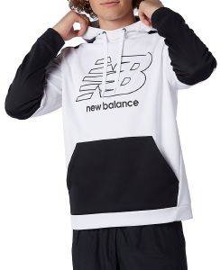 ΦΟΥΤΕΡ NEW BALANCE TENACITY PERFORMANCE FLEECE BLOCKED PULLOVER HOODIE ΛΕΥΚΟ (M) ΦΟΥΤΕΡ NEW BALANCE TENACITY PERFORMANCE FLEECE BLOCKED PULLOVER HOODIE ΛΕΥΚΟ (M)