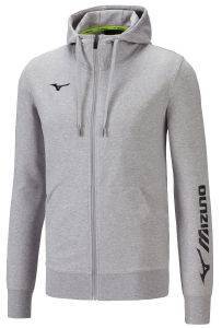 ΖΑΚΕΤΑ MIZUNO TERRY FZ HOODIE ΓΚΡΙ (S) ΖΑΚΕΤΑ MIZUNO TERRY FZ HOODIE ΓΚΡΙ (S)