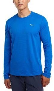 ΜΠΛΟΥΖΑ SAUCONY STOPWATCH LONG SLEEVE ΜΠΛΕ (M) ΜΠΛΟΥΖΑ SAUCONY STOPWATCH LONG SLEEVE ΜΠΛΕ (M)