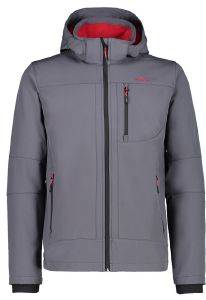 ΜΠΟΥΦΑΝ CMP SOFTSHELL JACKET WITH DETACHABLE HOOD ΓΚΡΙ ΣΚΟΥΡΟ (56) ΜΠΟΥΦΑΝ CMP SOFTSHELL JACKET WITH DETACHABLE HOOD ΓΚΡΙ ΣΚΟΥΡΟ (56)