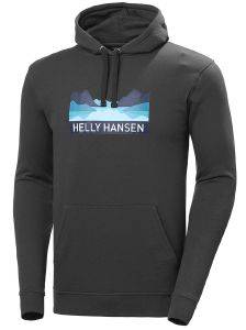  HELLY HANSEN NORD GRAPHIC PULL OVER HOODIE   (L)