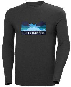  HELLY HANSEN NORD GRAPHIC LONGSLEEVE T-SHIRT   (S)