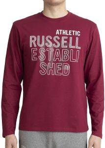  RUSSELL ATHLETIC SHED L/S CREWNECK TEE  (S)