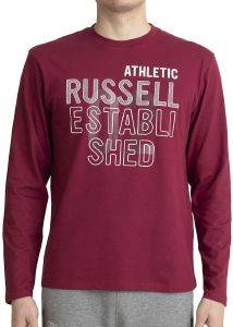 ΜΠΛΟΥΖΑ RUSSELL ATHLETIC SHED L/S CREWNECK TEE ΒΥΣΣΙΝΙ (L) ΜΠΛΟΥΖΑ RUSSELL ATHLETIC SHED L/S CREWNECK TEE ΒΥΣΣΙΝΙ (L)