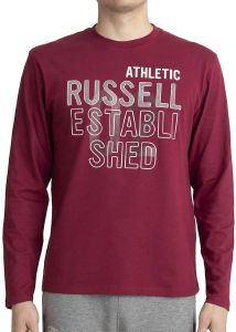  RUSSELL ATHLETIC SHED L/S CREWNECK TEE  (XXXL)