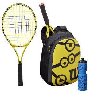  WILSON MINIONS 25 TENNIS RACKET KIT () /