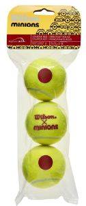 ΠΑΙΔΙΚΑ ΜΠΑΛΑΚΙΑ WILSON MINIONS STAGE 3 SLEEVE (3 ΤΜΧ) ΠΑΙΔΙΚΑ ΜΠΑΛΑΚΙΑ WILSON MINIONS STAGE 3 SLEEVE (3 ΤΜΧ)