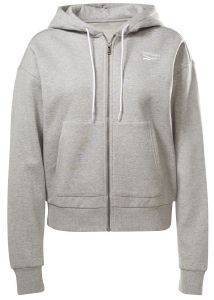 ΖΑΚΕΤΑ REEBOK IDENTITY FULL ZIP HOODY ΓΚΡΙ (L) ΖΑΚΕΤΑ REEBOK IDENTITY FULL ZIP HOODY ΓΚΡΙ (L)
