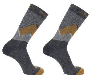 ΚΑΛΤΣΕΣ SALOMON OUTLINE PRISM 2-PACK ΓΚΡΙ ΣΚΟΥΡΟ (39-41) ΚΑΛΤΣΕΣ SALOMON OUTLINE PRISM 2-PACK ΓΚΡΙ ΣΚΟΥΡΟ (39-41)