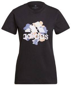  ADIDAS PERFORMANCE FLORAL GRAPHIC TEE  (S)