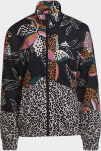  ADIDAS PERFORMANCE FARM RIO PRINT RELAXED LIGHTWEIGHT WINDBREAKER  (S)