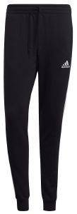  ADIDAS PERFORMANCE ESSENTIALS FLEECE FITTED 3-STRIPES PANTS  (M)
