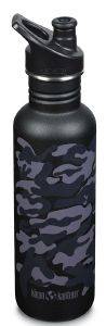  KLEAN KANTEEN CLASSIC WITH SPORT CAP BLACK CAMO  (800 ML)