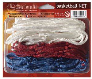 GARLANDO ΔΙΧΤΑΚΙ GARLANDO BASKETBALL NET (BA-27) ΤΡΙΧΡΩΜΟ (45 CM)