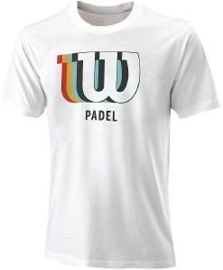 WILSON ΜΠΛΟΥΖΑ WILSON PADEL BLUR TECH TEE ΛΕΥΚΗ