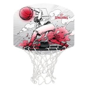 SPALDING ΜΠΑΣΚΕΤΑΚΙ SPALDING SKETCH MICRO MINI BACKBOARD SET ΛΕΥΚΟ/ΚΟΚΚΙΝΟ