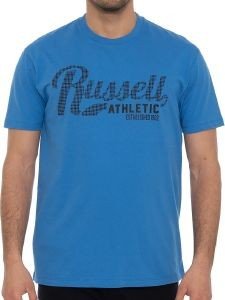  RUSSELL ATHLETIC CHECK S/S CREWNECK TEE  (S)