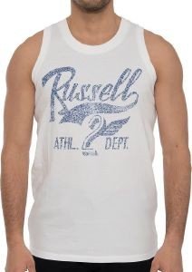 RUSSELL ATHLETIC ΦΑΝΕΛΑΚΙ RUSSELL ATHLETIC ATHL DEPT SINGLET ΛΕΥΚΟ