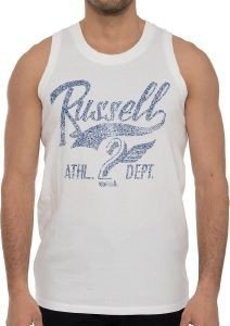 ΦΑΝΕΛΑΚΙ RUSSELL ATHLETIC ATHL DEPT SINGLET ΛΕΥΚΟ φωτογραφία