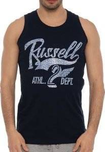 ΦΑΝΕΛΑΚΙ RUSSELL ATHLETIC ATHL DEPT SINGLET ΜΠΛΕ ΣΚΟΥΡΟ