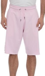 ΒΕΡΜΟΥΔΑ RUSSELL ATHLETIC RAW EDGE EMBOSSED PRINT SHORTS ΡΟΖ (S) ΒΕΡΜΟΥΔΑ RUSSELL ATHLETIC RAW EDGE EMBOSSED PRINT SHORTS ΡΟΖ (S)