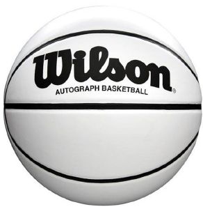 WILSON ΜΠΑΛΑ WILSON AUTOGRAPH MINI BASKET ΛΕΥΚΗ/ΚΑΦΕ (3)