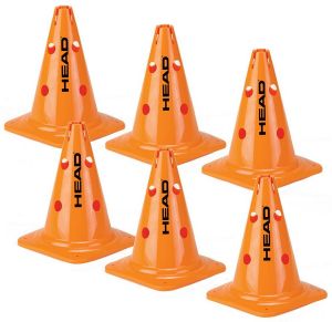 ΚΩΝΟΙ ΠΡΟΠΟΝΗΣΗΣ HEAD BIG CONES ΠΟΡΤΟΚΑΛΙ (6 ΤΜΧ) ΚΩΝΟΙ ΠΡΟΠΟΝΗΣΗΣ HEAD BIG CONES ΠΟΡΤΟΚΑΛΙ (6 ΤΜΧ)
