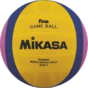 MIKASA ΜΠΑΛΑ WATER POLO MIKASA W6000W ΚΙΤΡΙΝΗ (5)