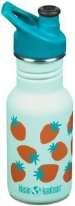 KLEAN KANTEEN ΠΑΓΟΥΡΙ KLEAN KANTEEN KID CLASSIC NARROW WITH KID SPORT CAP STRAWBERRIES ΘΑΛΑΣΣΙ (355 ML)