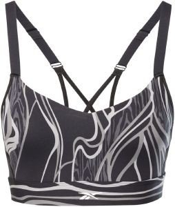 ΜΠΟΥΣΤΑΚΙ REEBOK LUX STRAPPY SPORTS BRA NATURE GROWN PRINT ΜΑΥΡΟ (M) ΜΠΟΥΣΤΑΚΙ REEBOK LUX STRAPPY SPORTS BRA NATURE GROWN PRINT ΜΑΥΡΟ (M)