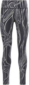 ����� REEBOK LUX PERFORM NATURE GROWN PRINT MID-RISE TIGHTS �����
