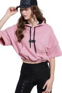 BODYTALK ΦΟΥΤΕΡ BODYTALK ONE WORLD LOOSE HOODIE ΡΟΖ