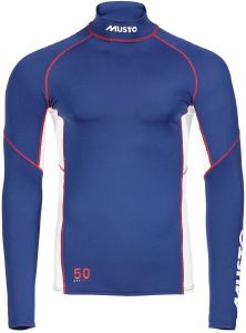 MUSTO ΜΠΛΟΥΖΑ MUSTO CHAMPIONSHIP LONG-SLEEVE RASH GUARD ΜΠΛΕ