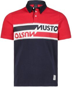 MUSTO 64 SS RUGBY SHIRT TRUE RED (M) MUSTO 64 SS RUGBY SHIRT TRUE RED (M)