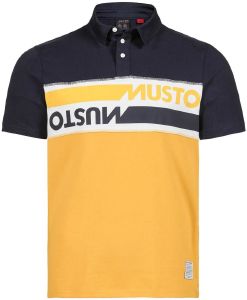 MUSTO 64 SS RUGBY SHIRT GOLD (M)