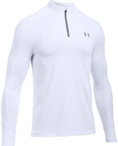 ΜΠΛΟΥΖΑ UNDER ARMOUR THREADBORNE CENTER COURT LONG SLEEVE ΛΕΥΚΗ (L)
