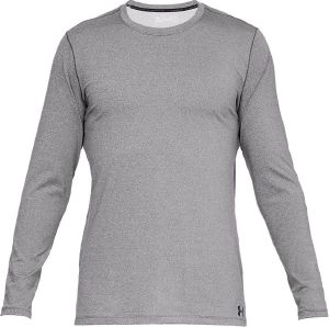 UNDER ARMOUR ΜΠΛΟΥΖΑ UNDER ARMOUR COLDGEAR FITTED CREW LS ΓΚΡΙ