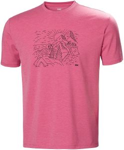 ΜΠΛΟΥΖΑ HELLY HANSEN SKOG RECYCLED GRAPHIC T-SHIRT ΡΟΖ (M) ΜΠΛΟΥΖΑ HELLY HANSEN SKOG RECYCLED GRAPHIC T-SHIRT ΡΟΖ (M)