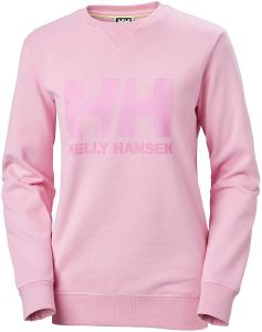 HELLY HANSEN ΜΠΛΟΥΖΑ HELLY HANSEN HH LOGO CREW SWEATSHIRT ΡΟΖ