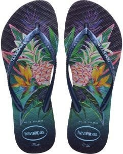 ΣΑΓΙΟΝΑΡΑ HAVAIANAS SLIM TROPICAL ΜΠΛΕ ΣΚΟΥΡΟ (35-36) ΣΑΓΙΟΝΑΡΑ HAVAIANAS SLIM TROPICAL ΜΠΛΕ ΣΚΟΥΡΟ (35-36)