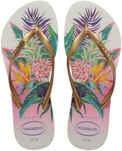 ΣΑΓΙΟΝΑΡΑ HAVAIANAS SLIM TROPICAL ΛΕΥΚΗ (35-36) ΣΑΓΙΟΝΑΡΑ HAVAIANAS SLIM TROPICAL ΛΕΥΚΗ (35-36)