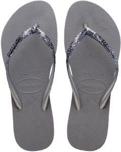 ΣΑΓΙΟΝΑΡΑ HAVAIANAS SLIM GLITTER II ΓΚΡΙ (35-36) ΣΑΓΙΟΝΑΡΑ HAVAIANAS SLIM GLITTER II ΓΚΡΙ (35-36)