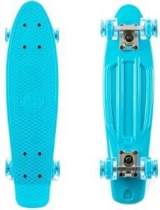 FISH SKATEBOARD FISH MINI CRUISER ΜΕ LED ΡΟΔΕΣ 22.5&quot; ΓΑΛΑΖΙΟ