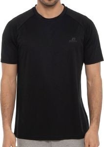 RUSSELL ATHLETIC ΜΠΛΟΥΖΑ RUSSELL ATHLETIC SS TECHNICAL T-SHIRT ΜΑΥΡΗ