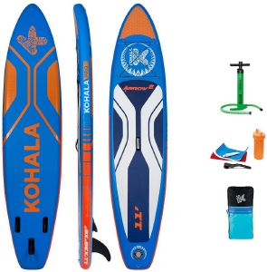 DVSPORT ΦΟΥΣΚΩΤΗ ΣΑΝΙΔΑ SUP DVSPORT KOHALA PRO &quot;ARROW 2&quot; ΜΠΛΕ (355 CM)