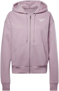 ΖΑΚΕΤΑ REEBOK IDENTITY ZIP-UP HOODIE ΛΙΛΑ (XS) ΖΑΚΕΤΑ REEBOK IDENTITY ZIP-UP HOODIE ΛΙΛΑ (XS)
