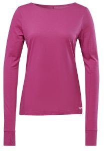 REEBOK ΜΠΛΟΥΖΑ REEBOK WORKOUT READY SUPREMIUM LONG SLEEVE T-SHIRT ΡΟΖ