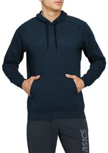 ASICS ΦΟΥΤΕΡ ASICS BIG LOGO HOODIE ΜΠΛΕ ΣΚΟΥΡΟ