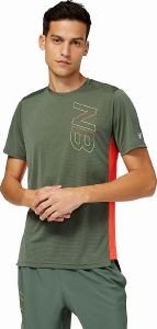 ΜΠΛΟΥΖΑ NEW BALANCE ACCELERATE PACER SS TEE ΧΑΚΙ (S) ΜΠΛΟΥΖΑ NEW BALANCE ACCELERATE PACER SS TEE ΧΑΚΙ (S)